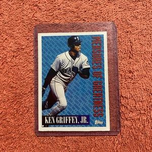 Ken Griffey JR Measures of greatness Card